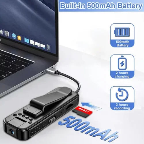CamPro - Mini Cámara Portátil Rotación 180° Captura lo que más te Importa