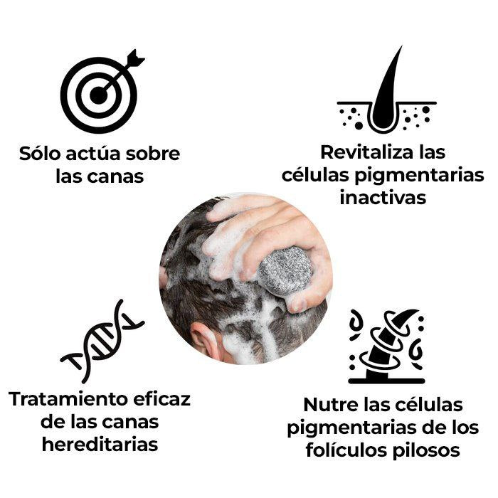 Jabón TonoNatural – Elimina el Cabello Blanco, Restaura el Color Natural y Recupera Tu Juventud