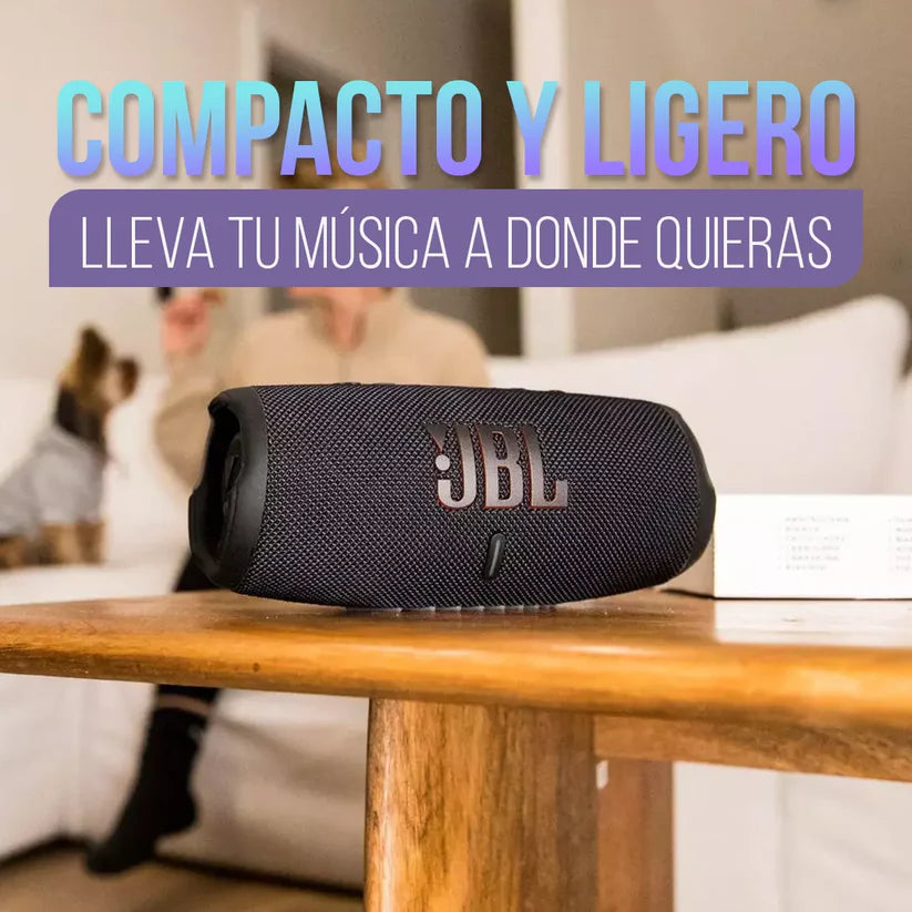 JBL CHARGE 5 - Altavoz Bluetooth portátil impermeable (IP67) con carga USB Powerbank, 20 horas de reproducción