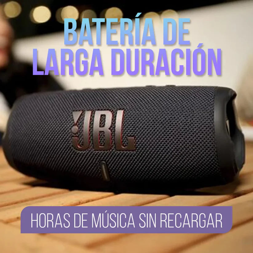 JBL CHARGE 5 - Altavoz Bluetooth portátil impermeable (IP67) con carga USB Powerbank, 20 horas de reproducción