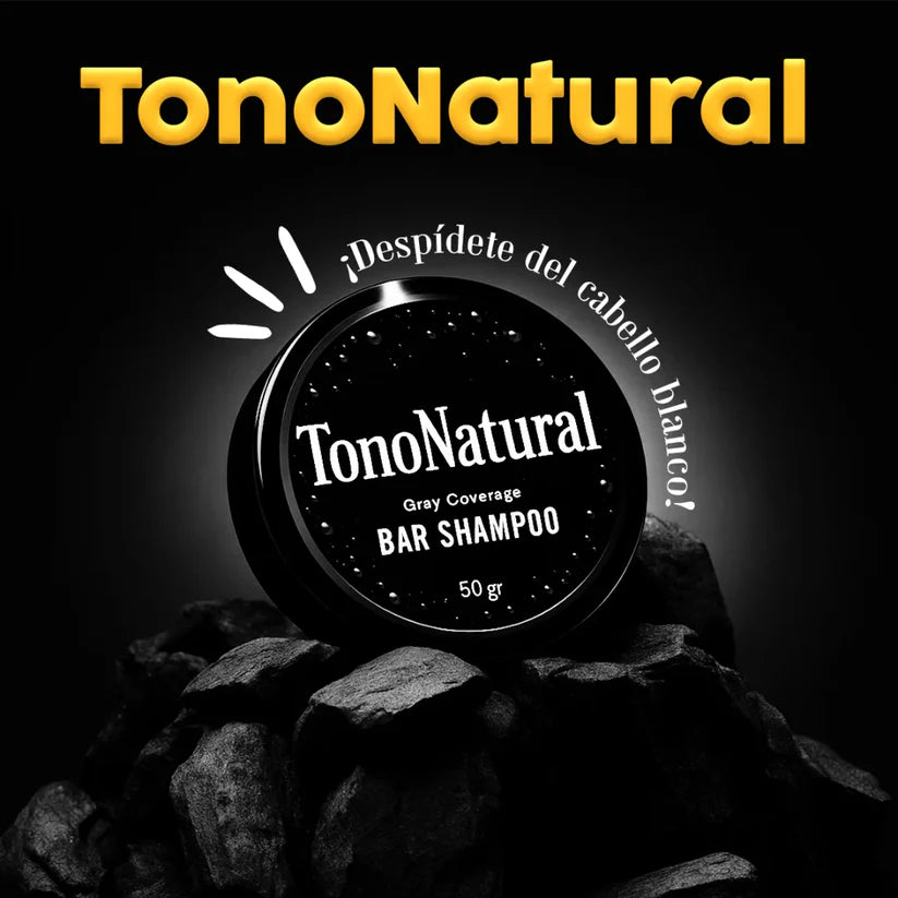 Jabón TonoNatural – Elimina el Cabello Blanco, Restaura el Color Natural y Recupera Tu Juventud