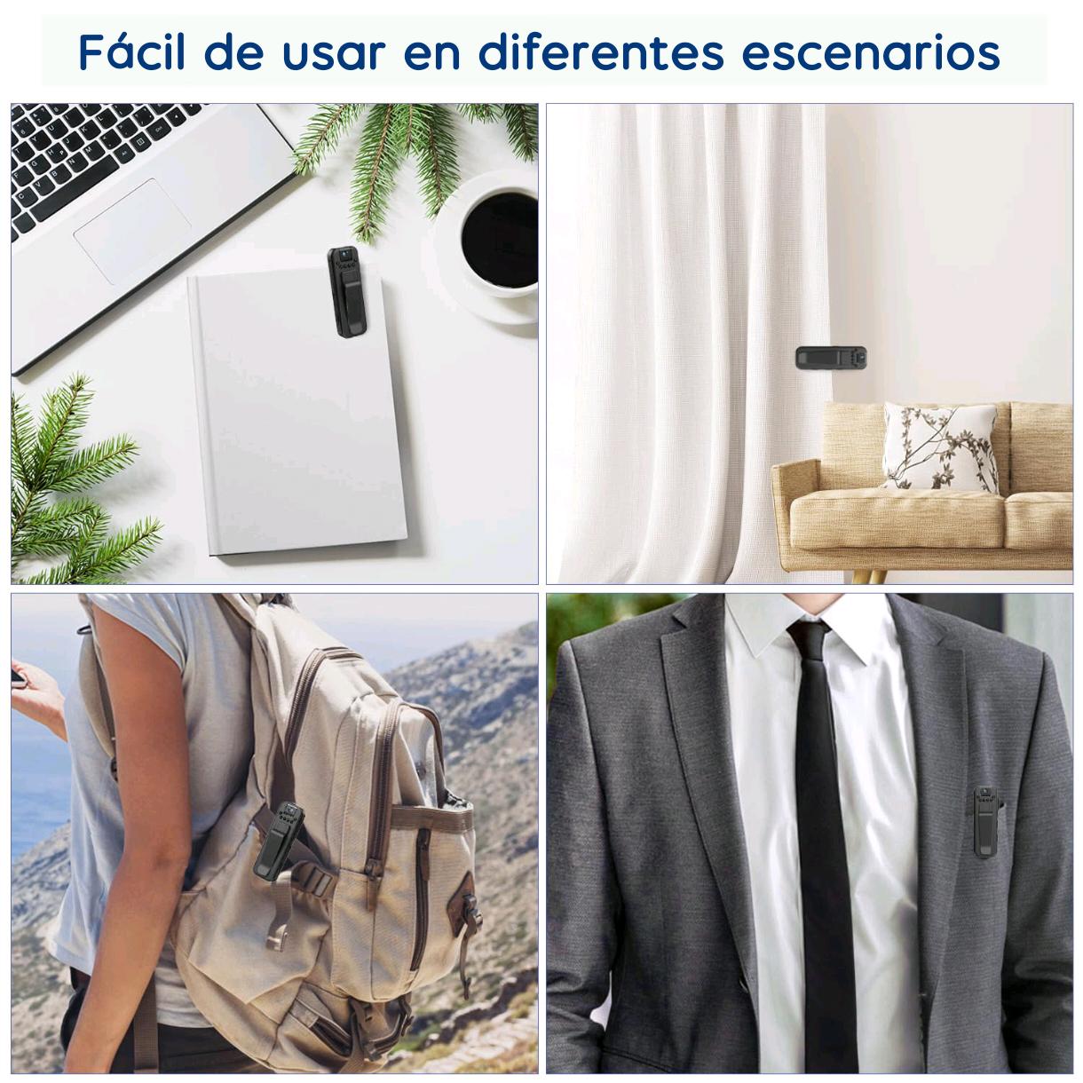 CamPro - Mini Cámara Portátil Rotación 180° Captura lo que más te Importa