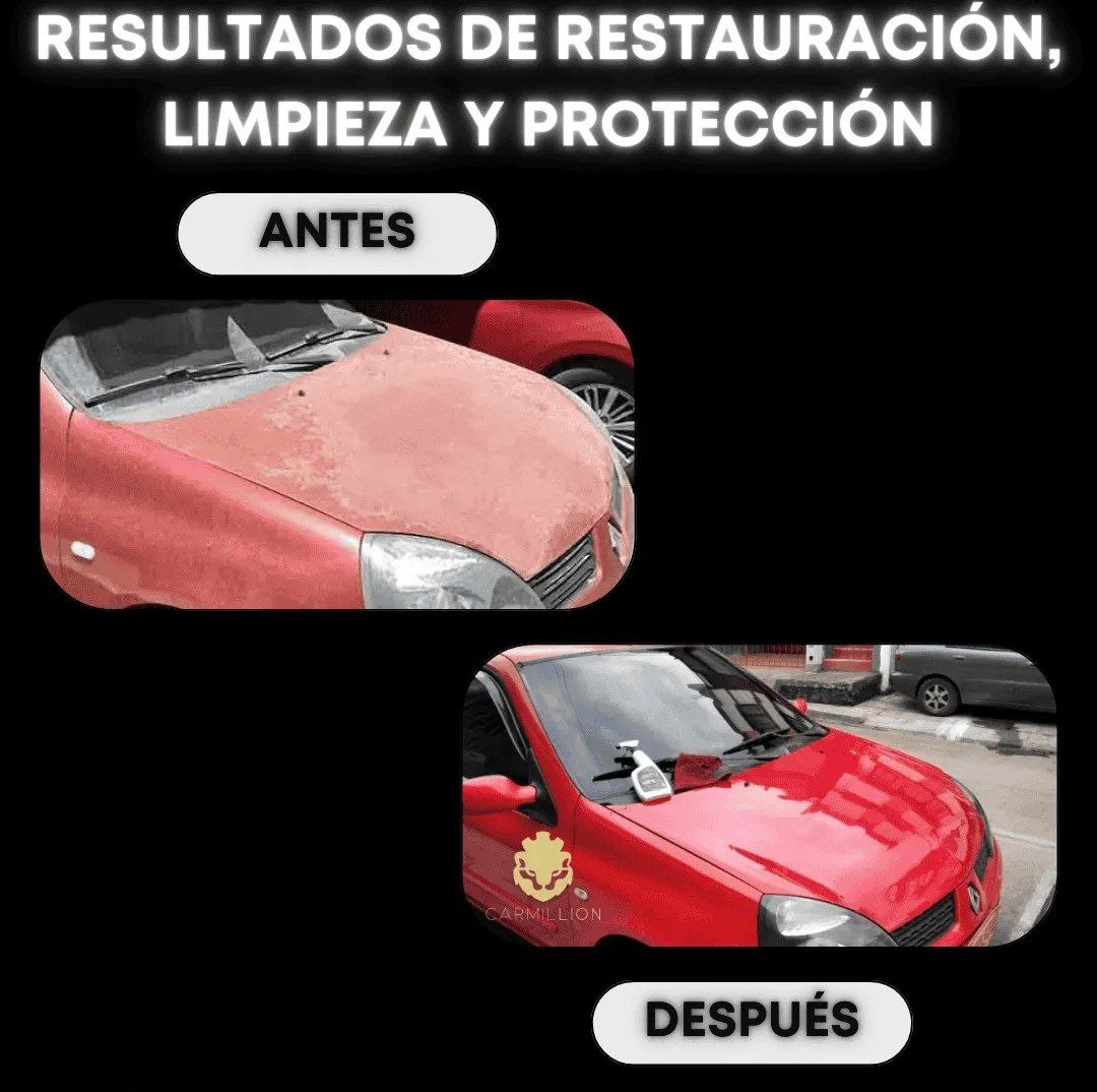 2 x 1 Street Racers Club - Restaurador Abrillantador Repelente al agua (ULTIMATE BLACK) Parachoques, Llantas, Pintura quemada de tu carro [ Restaura al instante] 2 Botellas por 24.99