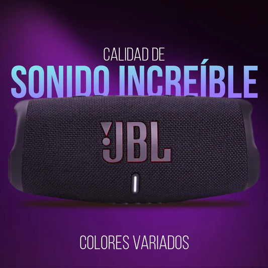 JBL CHARGE 5 - Altavoz Bluetooth portátil impermeable (IP67) con carga USB Powerbank, 20 horas de reproducción